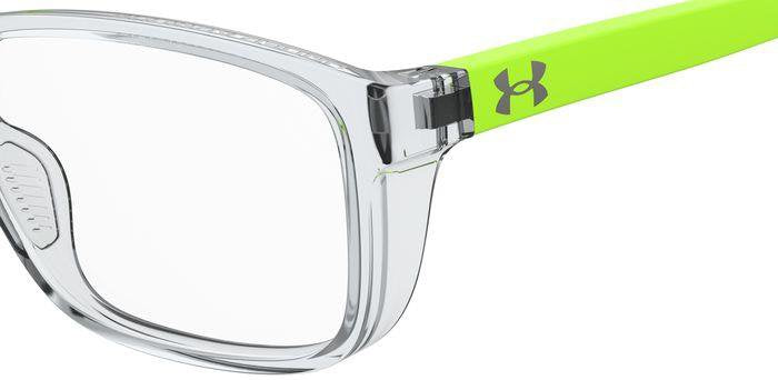 Under Armour UA 9012 7VN CRYGRNFLU Eyeglasses Frames Rectangular Optical Glasses