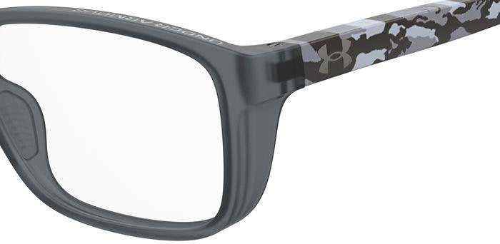Under Armour UA 9012 P6Q GRY MLTCL Rectangular Unisex Teen Eyeglasses