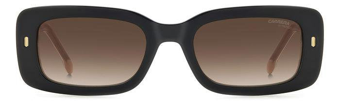Carrera 3014/S KDXHA Black Nude Rectangular Women's Sunglasses