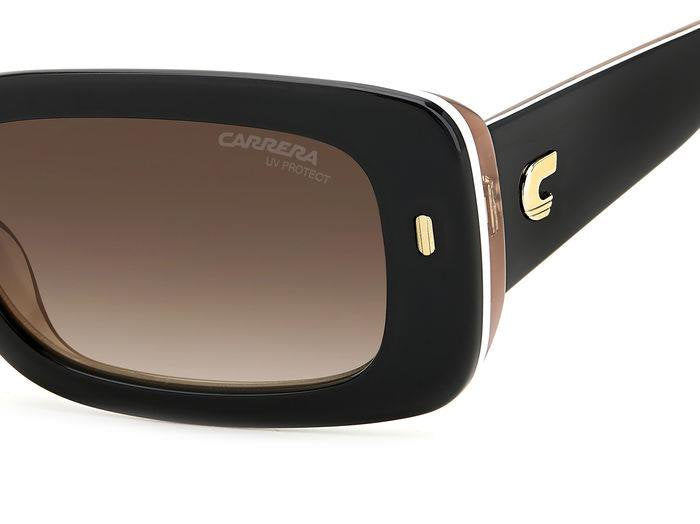 Carrera 3014/S KDXHA Black Nude Rectangular Women's Sunglasses