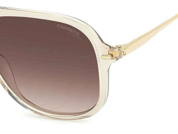 Carrera 3018/S FWMHA Nude Square Double Bridge Women's Sunglasses