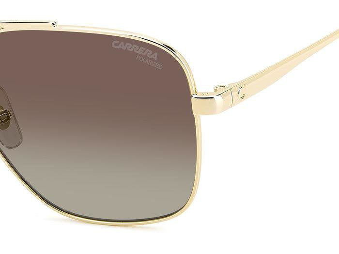 Carrera 3019/S 06JLA Gold Havana Square Double Bridge Women's Sunglasses