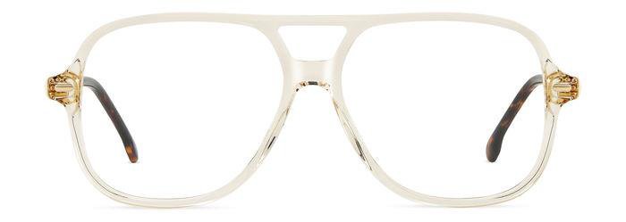 Carrera 3023 10A Beige Square Double Bridge Women's Eyeglasses