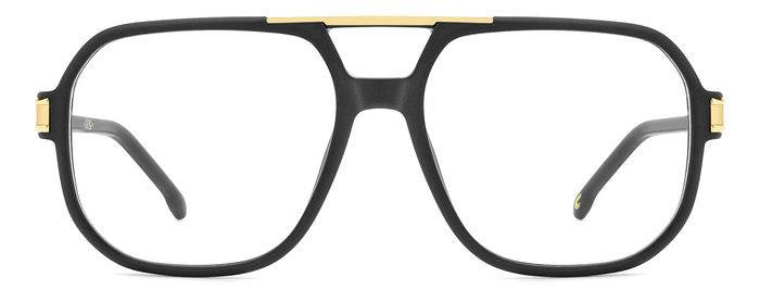Carrera 1134 003 Matte Black Men's Square Double Bridge Eyeglasses