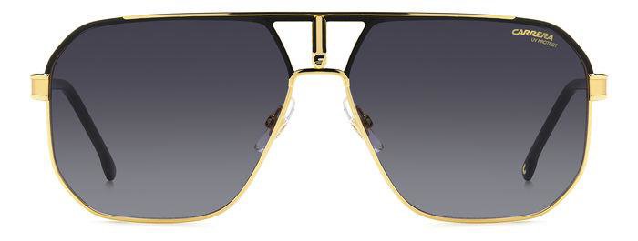 Carrera 1062/S SAO9O MTBK GD BK Square Double Bridge Men's Sunglasses