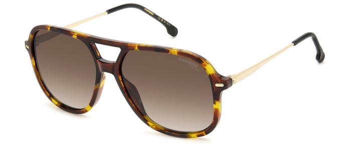 Carrera 3018/S 05LHA Havana Square Double Bridge Women's Sunglasses