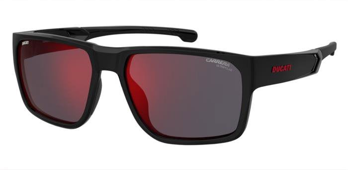 Carrera Ducati Carduc 029/S 807H4 Black Rectangular Men's Sunglasses