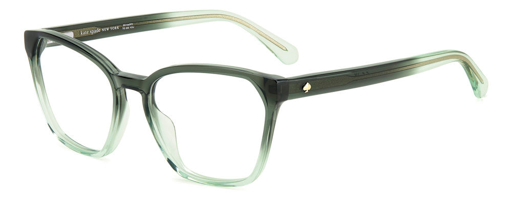 Kate Spade Esti 3UK Green Rectangular Women's Eyeglasses