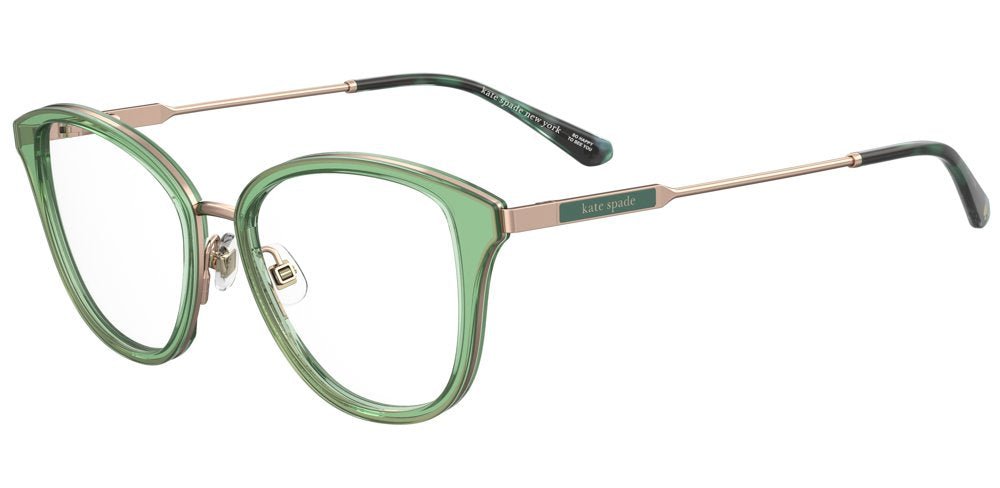 Kate Spade Hallie/G 1ED Green Cat Eye Women's Eyeglasses