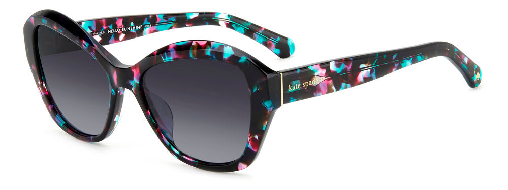 Kate Spade Aglaia/S MYA9O GRN PNK HV Rectangular Women's Sunglasses
