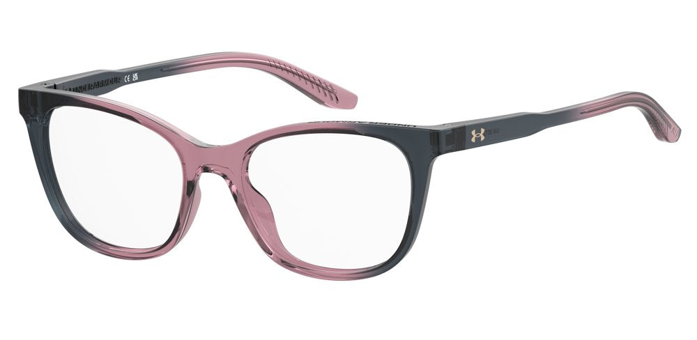 Under Armour UA 5072 3R7 Pink Beige Full Rim Rectangular Eyeglasses
