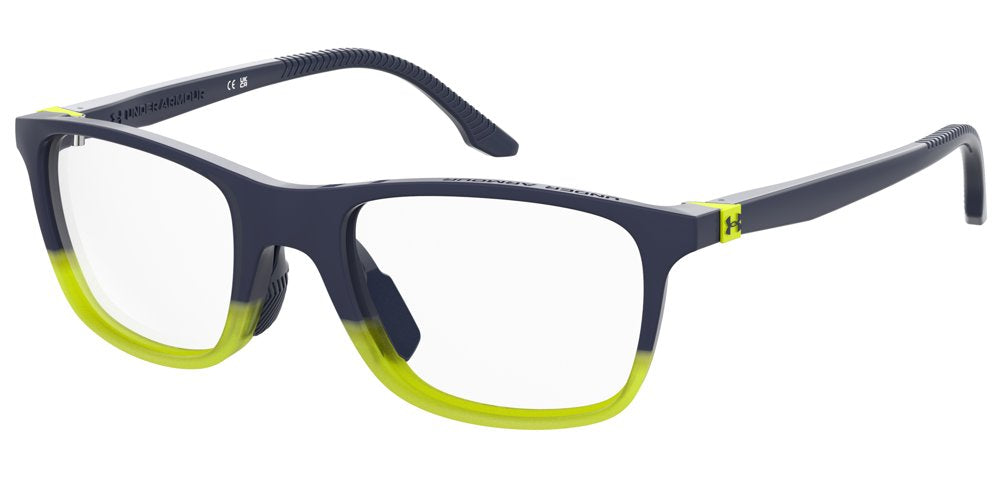 Under Armour UA 9013/G DCD BLU YELL B Rectangular Boys' Eyeglasses