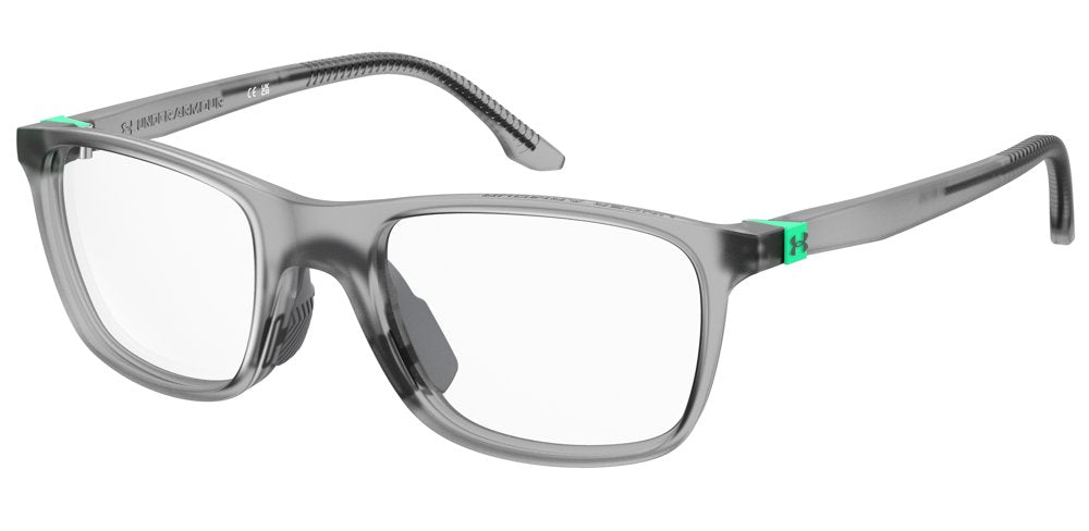 Under Armour UA 9013/G RIW MTT GREY Rectangular Boys' Eyeglasses