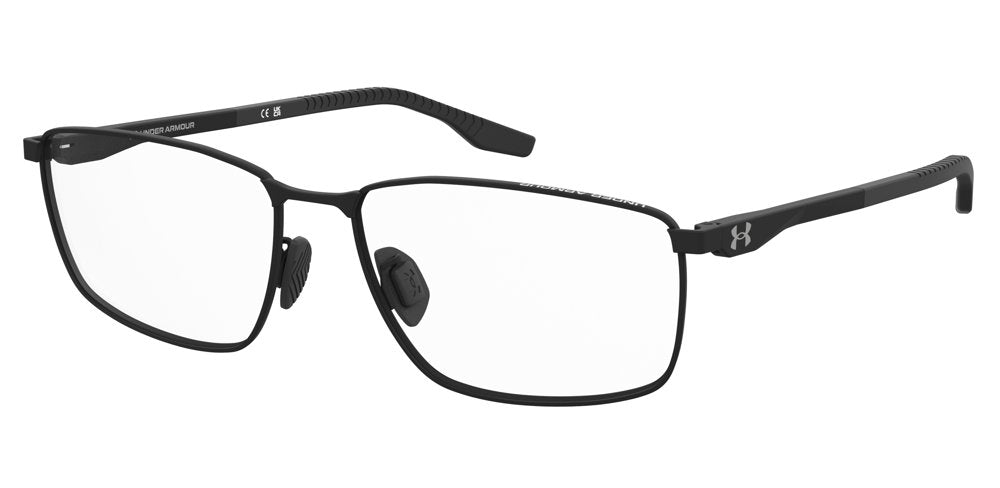 Under Armour UA 5073/F 003 Matte Black Full Rim Rectangular Eyeglasses