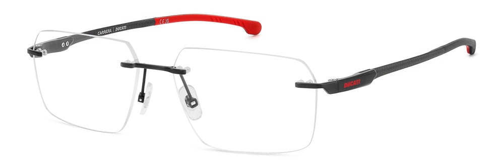 Carrera Ducati Carduc 039 003 MTT Black Rectangular Men's Eyeglasses