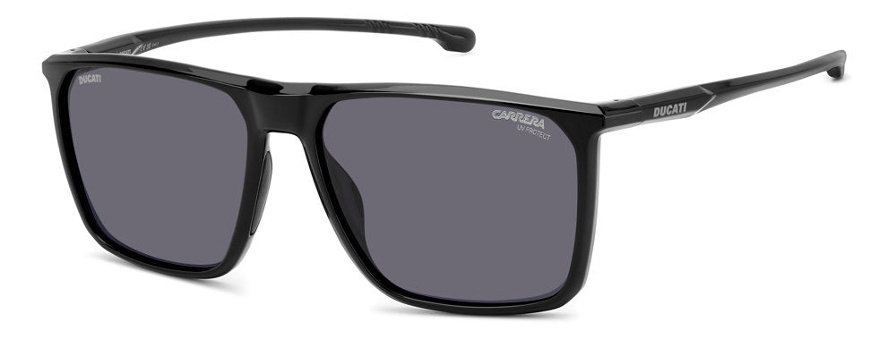 Carrera Ducati Carduc 034/S 08AIR Black/Grey Rectangular Men's Sunglasses