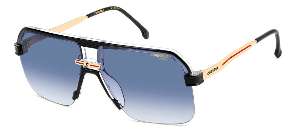 Carrera Carrera 1066/S 7C508 BLACK CRY Square Men's Sunglasses