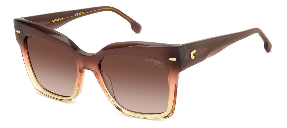 Carrera 3037/S 0MYHA BRW CARML Square Women's Sunglasses