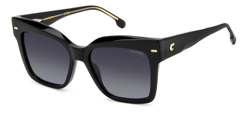 Carrera 3037/S 8079O Black Square Women's Sunglasses