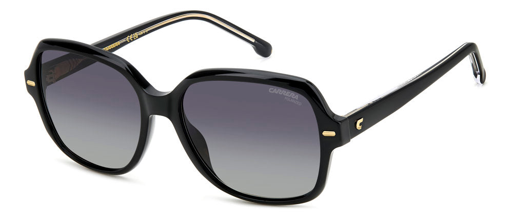 Carrera 3028/S 807WJ Black Women's Polarized Sunglasses