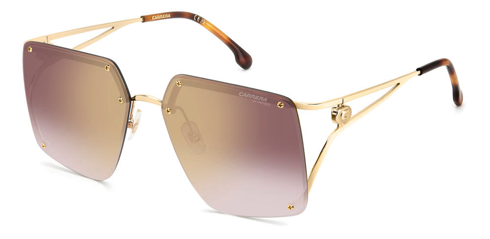 Carrera 3041/S VVPYK Gold Ivory Square Women's Sunglasses
