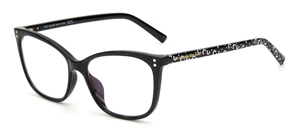 Kate Spade Aubree/BB 807G6 Black Women's Blue Light Readers (+1.50)