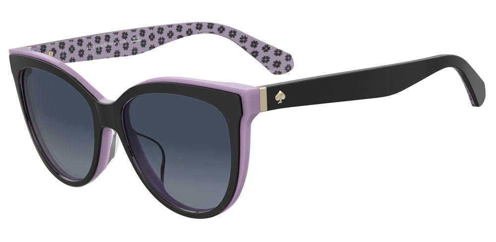 Kate Spade Daesha/F/S 3H2WJ Black Pink Cat Eye Women's Sunglasses