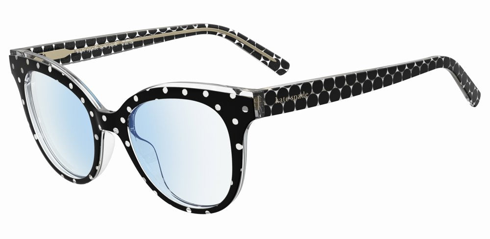 Kate Spade Everlee/BB 7RMG6 PTT Black Cat Eye Women's Readers