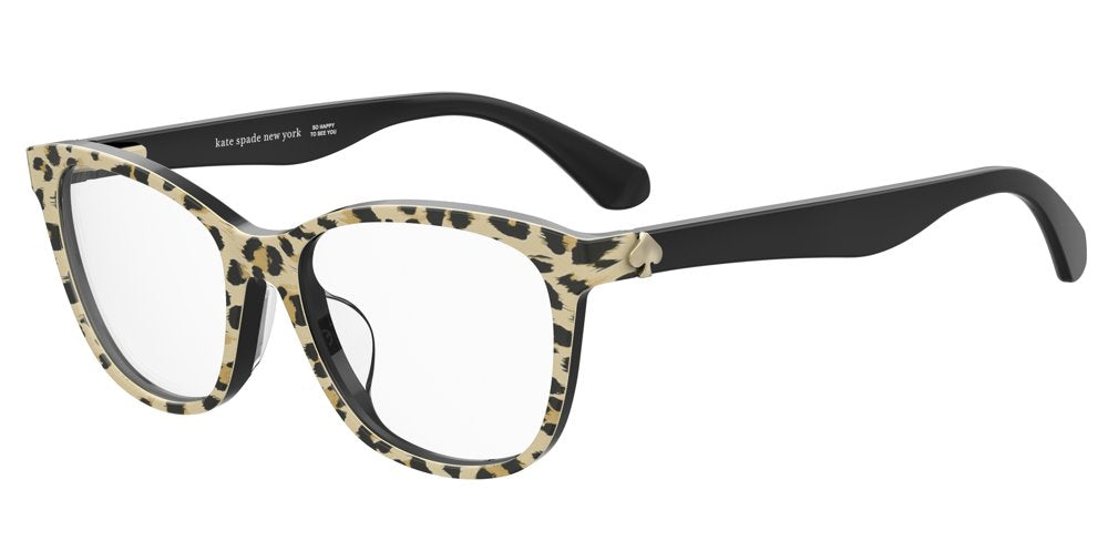 Kate Spade Atalina/F INA BLK PTT BL Women's Eyeglasses