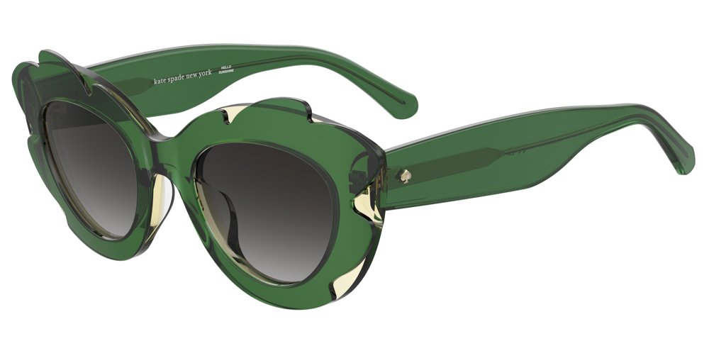 Kate Spade Ahmeira/G/S GP79O Green Yellow Women's Sunglasses