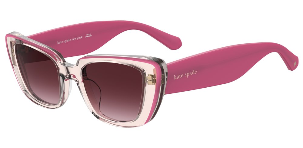 Kate Spade Fabia/S 35J3X Pink Rectangular Women's Sunglasses