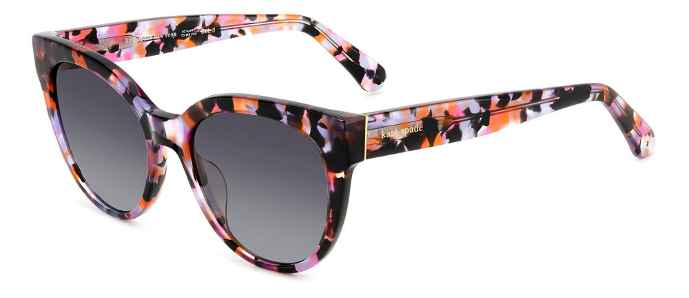 Kate Spade Javana/G/S 8XS9O HVN Multic Round Women's Sunglasses