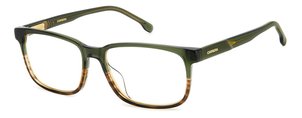 Carrera C Flex 03/G XGW99 Green Havana Rectangular Men's Eyeglasses
