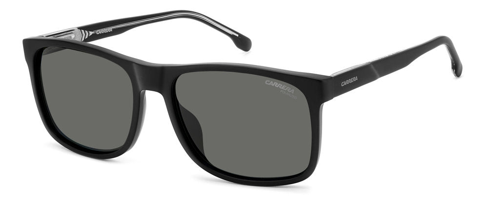 Carrera C Flex 01/G/S 003M9 Matte Black Rectangular Men's Sunglasses
