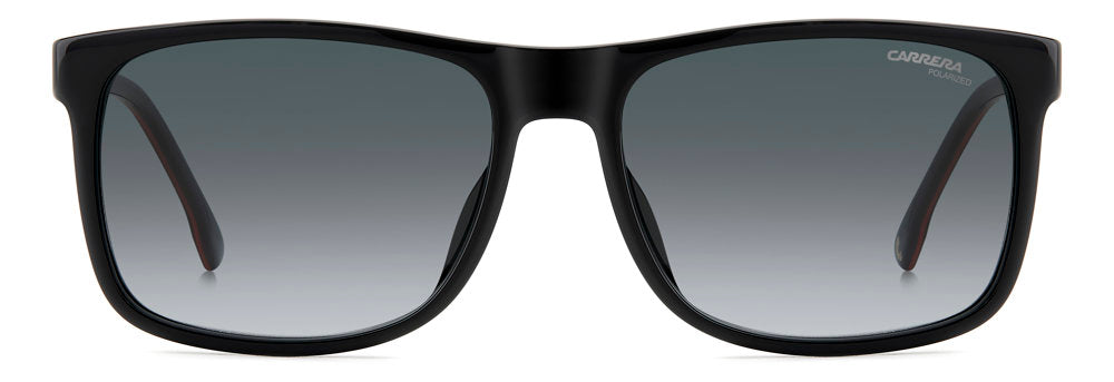 Carrera C Flex 01/G/S OIT9O Black Red Rectangular Men's Sunglasses
