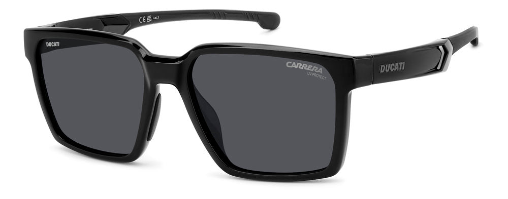 Carrera Ducati Carduc 045/S 807IR Black Rectangular Men's Sunglasses