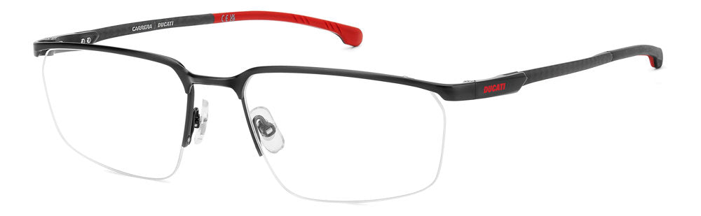 Carrera Ducati Carduc 048 003 MTT Black Rectangular Men's Eyeglasses