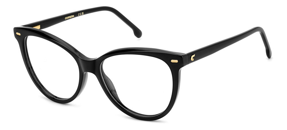 Carrera 3048 807 Black Cat Eye Women's Eyeglasses