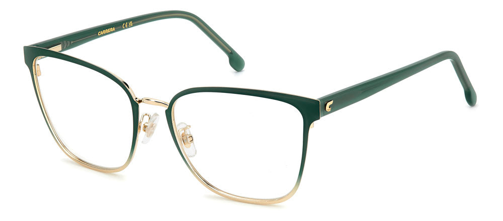 Carrera 3051 1ED Green Rectangular Women's Eyeglasses