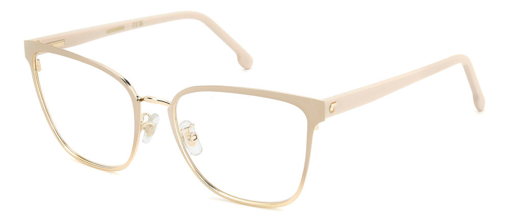 Carrera 3051 84A BEIGE GLD Rectangular Women's Eyeglasses