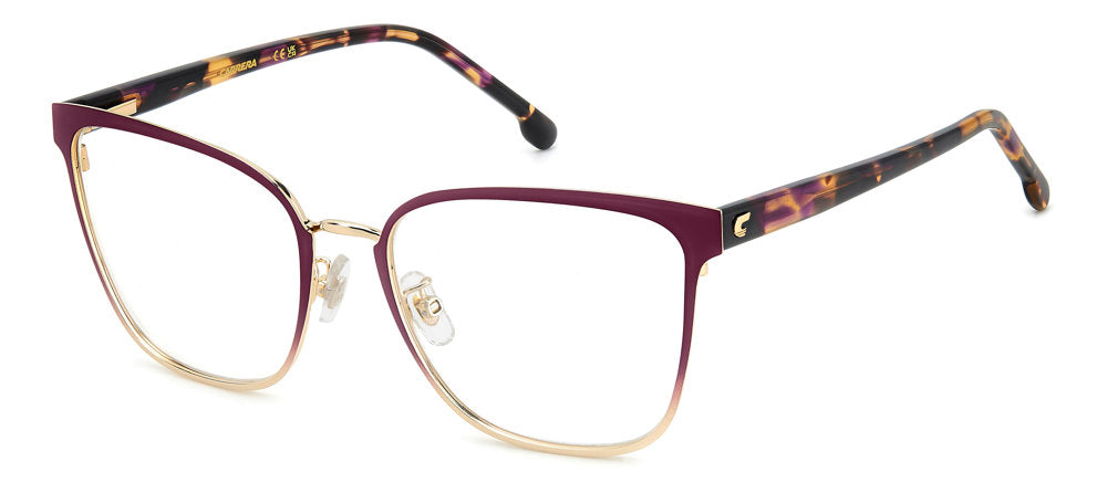 Carrera 3051 BSU VIOL GOLD Rectangular Women's Eyeglasses