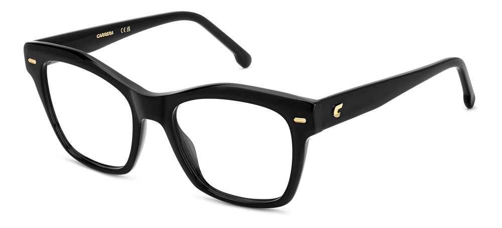 Carrera 3052 807 BLACK Rectangular Women's Eyeglasses