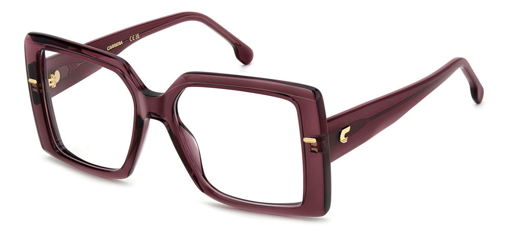 Carrera 3054 0T7 PLUM Square Women's Eyeglasses