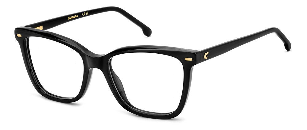 Carrera 3049 807 Black Rectangular Women's Eyeglasses