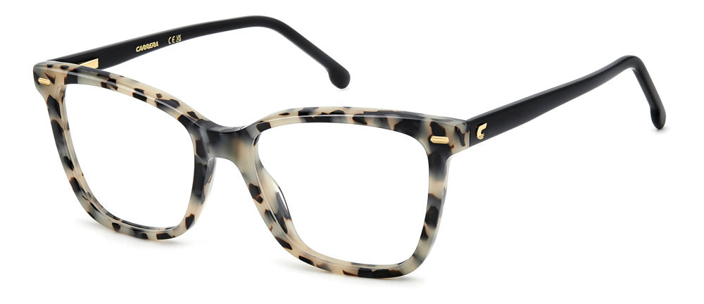 Carrera 3049 AHF White Havana Rectangular Women's Eyeglasses