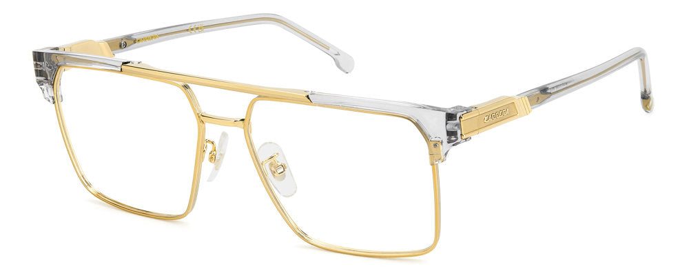 Carrera 1140 2F7 Gold Grey Men's Rectangular Eyeglasses