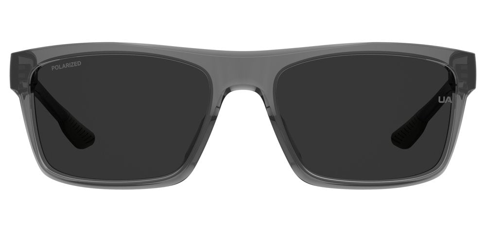 Under Armour UA Acetech 63MM9 Cry Grey Full Rim Rectangular Sunglasses