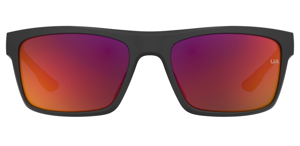 Under Armour UA ACETECH BLXMI MT BLK RD Rectangular Unisex Sunglasses