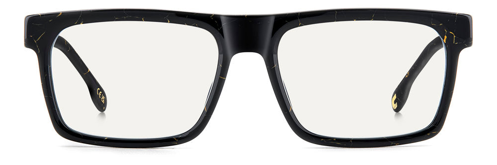 Carrera Victory C 11 2M22Y BLK GOLD B Rectangular Flat Top Men's Eyeglasses