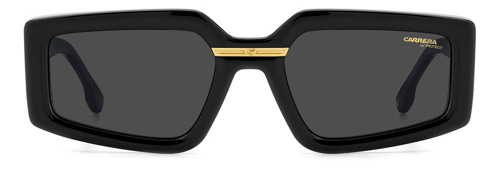 Carrera Victory C 12/S 2M2IR BLK GOLD B Rectangular Women's Sunglasses